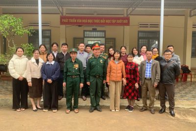 HỘI CỰU CHIẾN BINH XÃ BÌNH THUẬN TUYÊN TRUYỀN CHO HỌC SINH NHÂN DỊP KỶ NIỆM 80 NĂM NGÀY THÀNH LẬP QUÂN ĐỘI NHÂN DÂN VIỆT NAM, 35 NĂM NGÀY HỘI QUỐC PHÒNG TOÀN DÂN